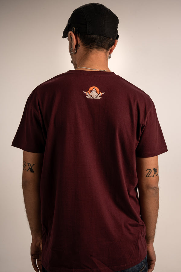 Stay True T-shirt Bordeaux
