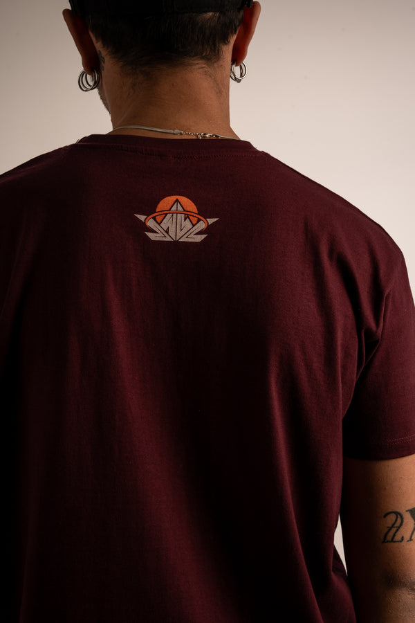 Stay True T-shirt Bordeaux