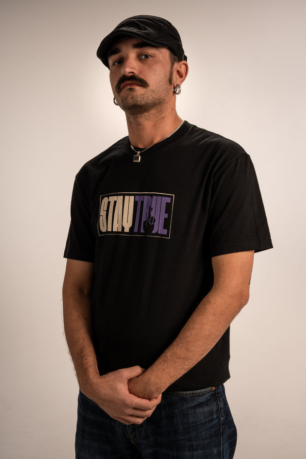 Stay True T-shirt Black