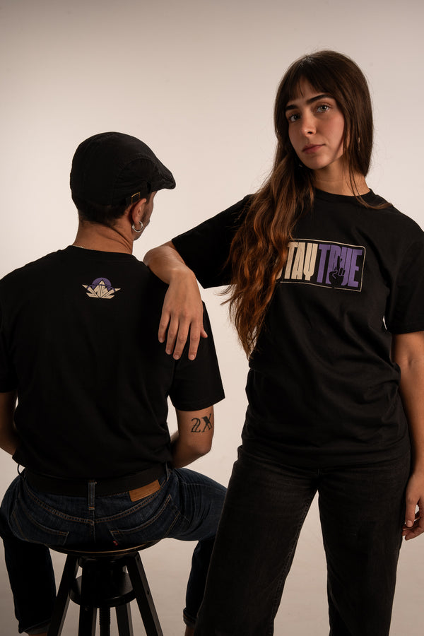 Stay True T-shirt Black