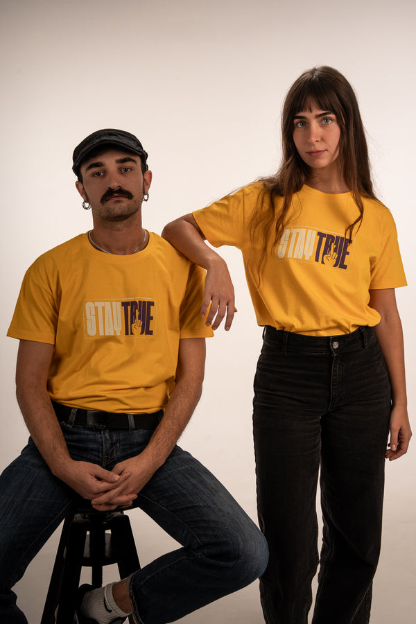 Stay True T-shirt Yellow
