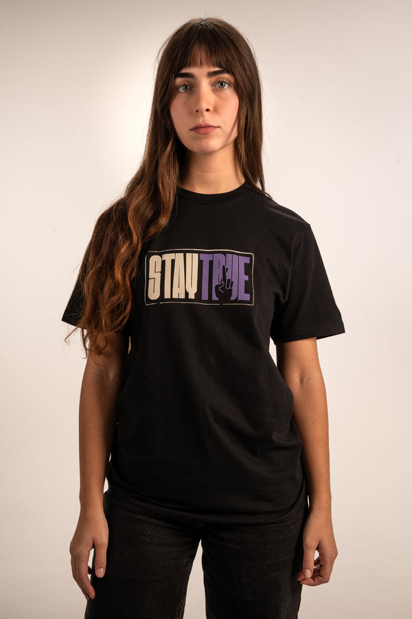 Stay True T-shirt Black
